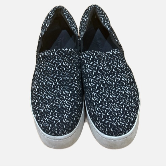 VINCE Warren Tweed Platform Slip-on Sneakers EUC - Picture 2 of 8